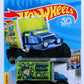 Hot Wheels 2018 - Collector # 225/365 - HW Metro 2/10 - Baja Hauler - Blue Cab / Green Box - USA 50th Card