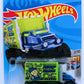 Hot Wheels 2018 - Collector # 225/365 - HW Metro 2/10 - Baja Hauler - Blue Cab / Green Box - International Card