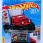Hot Wheels 2018 - Collector # 354/365 - HW Metro 2/10 - Baja Hauler - Red Cab / Gray Box - USA 50th Card