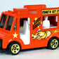 Hot Wheels 2002 - Collector # 057/240 - Wild Frontier Series 3/4 - Grillionaire - Orange / Saucy Sanders - Gold 5 Spokes - USA Race & Win Card