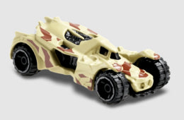 Hot Wheels 2021 - Collector # 008/250 - Batman 1/5 - Batman: Arkham Knight Batmobile - Khaki Camo - USA Card
