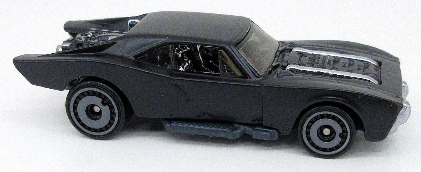 Hot Wheels 2021 - Collector # 181/250 - Batman 4/5 - New Models - (Batman: Arkham Knight) Batmobile - Matte Black - USA Batman Card
