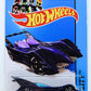 Hot Wheels 2014 - Collector # 062/250 - HW City / Batman - Batmobile (Action Figure) - Metalflake Blue - USA