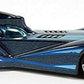 Hot Wheels 2015 - Collector # 063/250 - HW City / Batman - Batmobile (The Brave and the Bold) - Midnight Blue Metalflake / Blue Accents - USA 'Showdown' Card