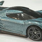 Hot Wheels 2025 - Collector # 125/250 - HW Race Day 5/10 - 2020 Koenigsegg Jesko - Metalflake Horizon Blue - Gray PR5 Wheels - USA Card