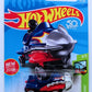 Hot Wheels 2018 - Collector # 191/365 - HW Fun Park 5/5 - New Models - Bazoomka - Metallic Blue - USA 50th Card