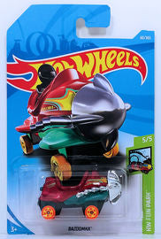 Hot Wheels 2018 - Collector # 060/365 - HW Fun Park 5/5 - New Models - Bazoomka - Metalflake Red - International Card