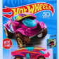 Hot Wheels 2018 - Collector # 221/365 - Street Beasts 10/10 - New Models - Beat All - Transparent Pink - USA 50th Card