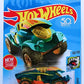 Hot Wheels 2018 - Collector # 137/365 - Street Beasts 10/10 - New Models - Beat All - Transparent Blue - USA 50th Card