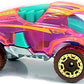 Hot Wheels 2018 - Collector # 221/365 - Street Beasts 10/10 - New Models - Beat All - Transparent Pink - USA 50th Card