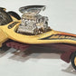 Hot Wheels 2025 - Collector # 170/250 - Track Aces 3/5 - Madfast - Pearl Tan - Copper 5 Spoke Wheels - USA 'Let's Race' Card