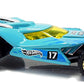 Hot Wheels 2017 - Collector # 334/365 - HW Digital Circuit 3/5 - Blade Raider - Sky Blue / #17 - USA Card