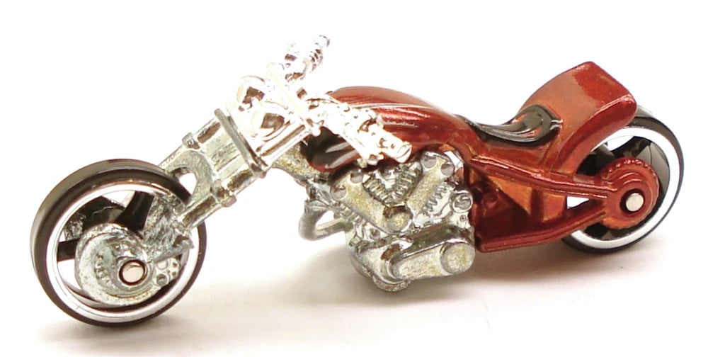 Hot Wheels 2006 - Classics Series 2 # 26/30 - Blast Lane (Chopper, Motorcycle) - Spectraflame Orange - Metal/Metal - Limited Edition