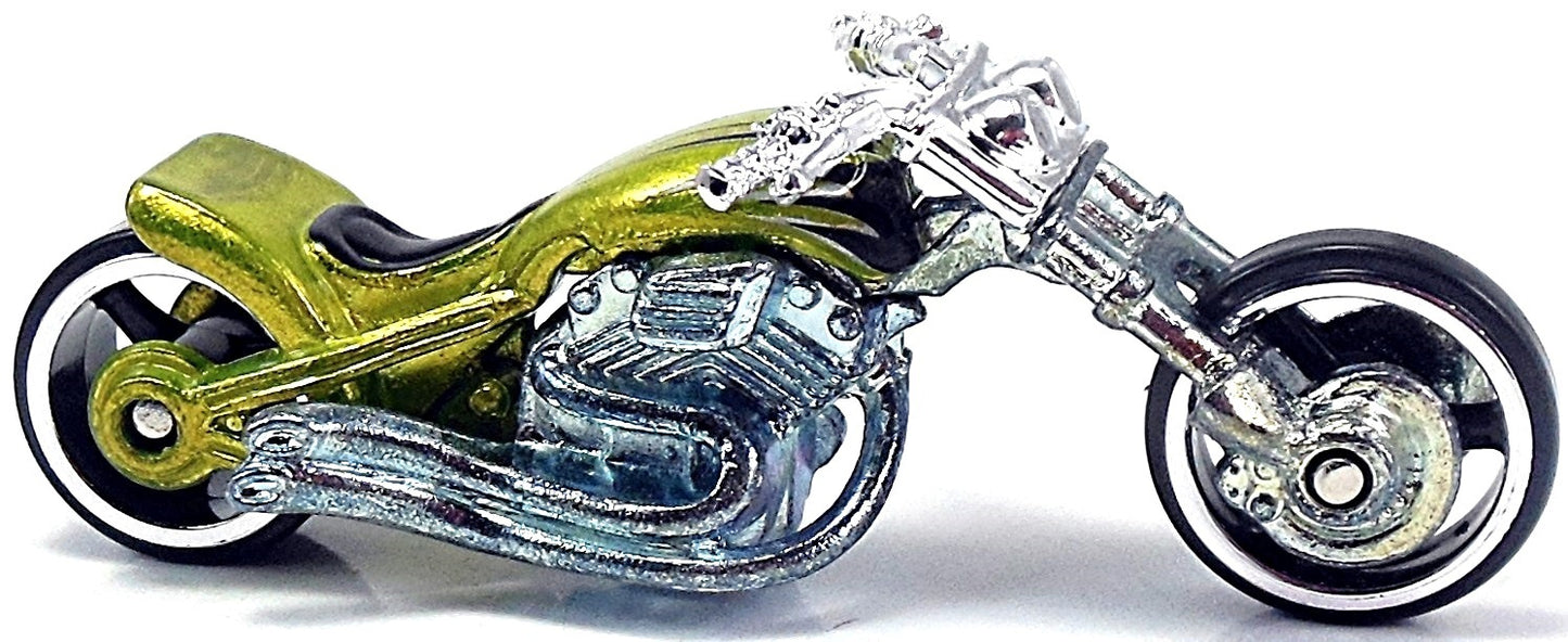 Hot Wheels 2006 - Classics Series 2 # 26/30 - Blast Lane (Chopper, Motorcycle) - Spectraflame Anti-Freeze - Metal/Metal - Limited Edition