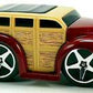 Hot Wheels 2005 - Collector # 038/183 - First Editions / Blings 8/10 - Block 'O Wood - Red & Tan Wood - Bling 5 Spokes - International Short Card