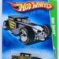 Hot Wheels 2009 - Collector # 050/190 - Treasure Hunts 08/12 - Bone Shaker - Gold with Black Scallops - 5 Spoke Wheels - USA Card