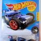Hot Wheels 2016 - Collector # 007/250 - HW Race Team 7/10 - New Models - Bone Speeder - Blue / Hot Wheels Livery - USA Card
