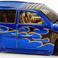 Hot Wheels 2003 - Collector # 035/220 - First Editions 23/42 - Boom Box - Metallic Blue - USA '1968-2003 Anniversary' Card