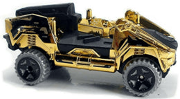 Hot Wheels 2021 - Collector # 173/250 - HW Space 3/5 - BOT Wheels - Gold Chrome - International Card