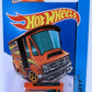 Hot Wheels 2015 - Collector # 029/250 - HW City / HW Art Cars - Bread Box - Orange - USA 'Showdown' Card