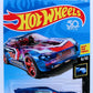 Hot Wheels 2018 - Collector # 249/365 - X-Raycers 6/10 - Bullet Proof - Transparent Blue - USA 50th Card