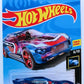 Hot Wheels 2018 - Collector # 249/365 - X-Raycers 6/10 - Bullet Proof - Transparent Blue - International Card