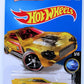 Hot Wheels 2016 - Collector # 015/250 - X-Raycers 5/10 - Bullet Proof - Transparent Yellow - USA 'Showdown' Card