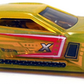 Hot Wheels 2016 - Collector # 015/250 - X-Raycers 5/10 - Bullet Proof - Transparent Yellow - USA 'Showdown' Card