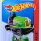Hot Wheels 2014 - Collector # 166/250 - HW Race / Track Aces - Bump Around - Green - USA Card