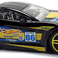Hot Wheels 2017 - Collector # 077/365 - Tooned 8/10 - C6 Corvette - Black / #06 - USA Card