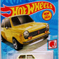 Hot Wheels 2021 - Collector # 187/250 - HW J-Imports 7/10 - New Models - CUSTOM '70 Honda N600 - Pale Yellow - USA Card