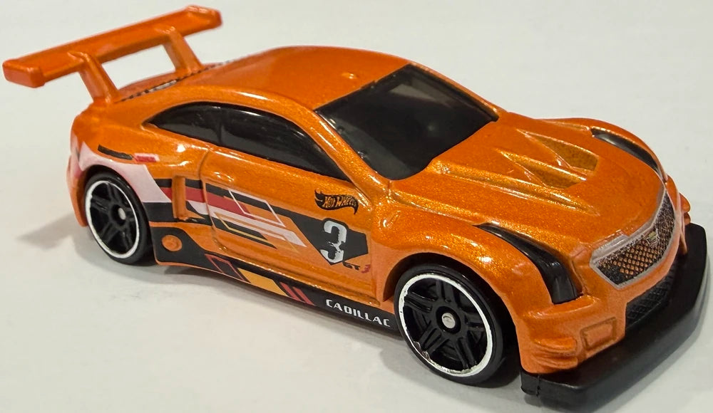 Hot Wheels 2026 - Collector # 090/250 - Nightspeed 7/10 - '16 Cadillac ATS-V R - Pearl Orange - PR5 Wheels - USA '2026' Card