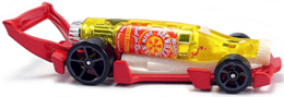 Hot Wheels 2016 - Collector # 032/250 - HW Tool-in-1 2/10 - Carbonator - Transparent Yellow Bottle / Red Base - USA 'Showdown' Card