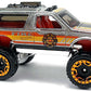 Hot Wheels 2016 - Collector # 213/250 - HW Rescue #3/10 - ZAMAC Series - Chevy Blazer 4X4 - ZAMAC / Fire Department - Walmart Exclusive - USA Card