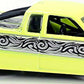 Hot Wheels 2001 - Collector # 095/240 - Skin Deep Series 3/4 - Chevy Pro Stock Truck - Day Glo Yellow - USA Card