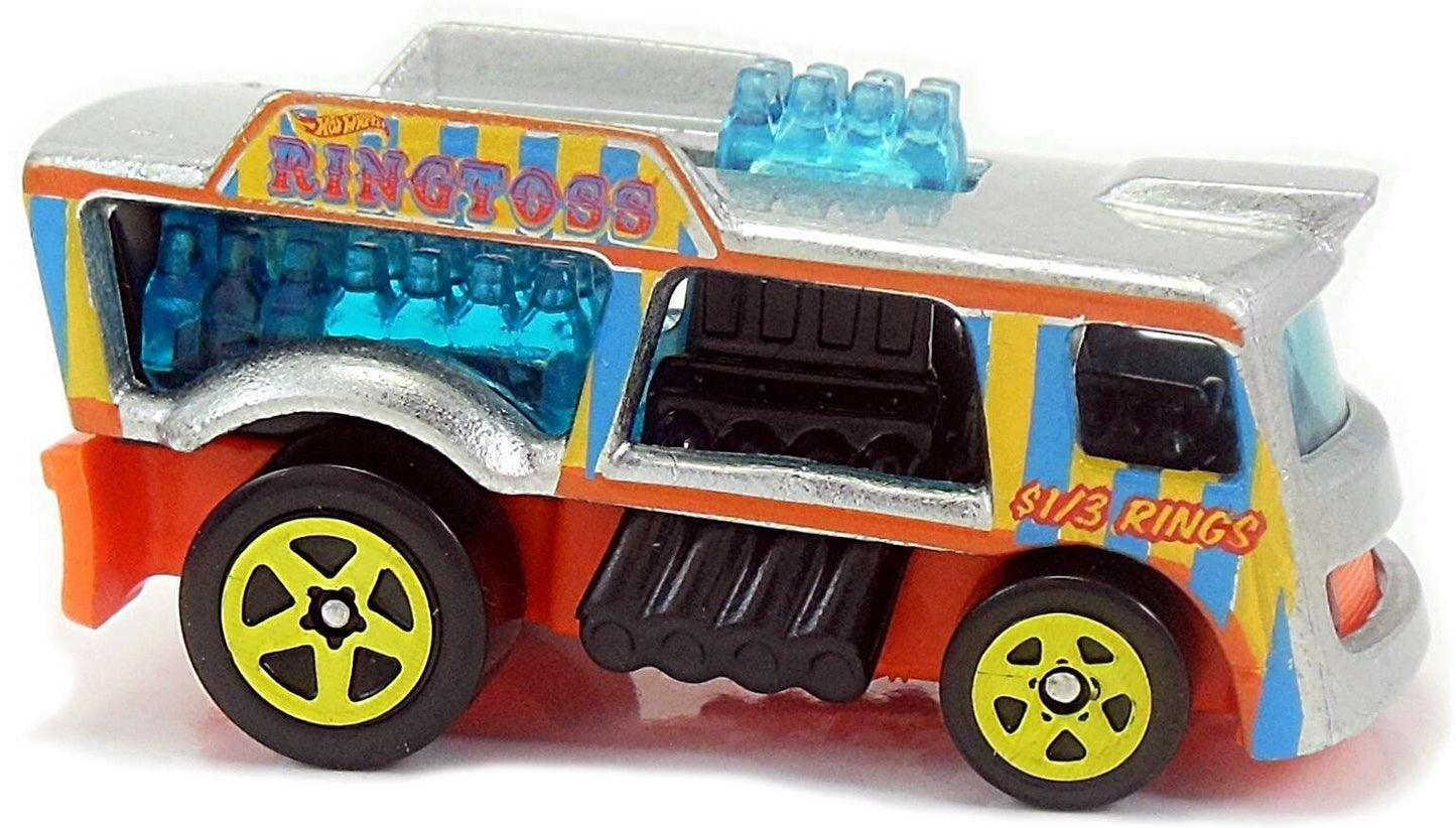 Hot Wheels 2018 - Collector # NONE - HW Fun Park 2/5 - ZAMAC 008 - Chill Mill - ZAMAC - Walmart Exclusive - USA 50th Card