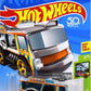 Hot Wheels 2018 - Collector # NONE - HW Fun Park 2/5 - ZAMAC 008 - Chill Mill - ZAMAC - Walmart Exclusive - USA 50th Card