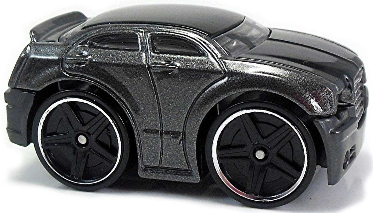 Hot Wheels 2017 - Collector # 126/365 - Tooned 10/10 - Chrysler 300C - Metalflake Dark Gray - USA Card