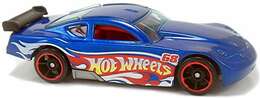 Hot Wheels 2010 - Collector # 150/240 - HW Racing 2/10 - Circle Tracker - Blue - USA 'Keys to Speed' Card