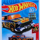 Hot Wheels 2018 - Collector # 146/365 - HW Flames 6/10 - Classic '55 Nomad - Blue - USA 50th Card with Factory Set Sticker