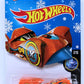 Hot Wheels 2016 - Collector # 017/250 - X-Raycers 7/10 - Cloak and Dagger - Transparent Orange - USA 'Snowflake' Card only at Target