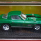 Hot Wheels 2008 - 100% Collectible / 40th Anniversary - '67 Corvette - Green - Rubber Tires - Opening Hood - Extreme Detail - Acrylic Display Box