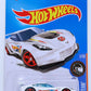 Hot Wheels 2016 - Collector # 001/250 - HW Race Team 1/10 - Corvette C7.R - White - USA 'Showdown' Card