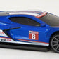 Hot Wheels 2022 - Collector # 190/250 - Then And Now 1/10 - Corvette C8.R - Blue - 10 Spokes - IC