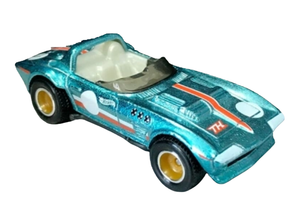 Hot Wheels 2021 Collector 037 250 HW Race Day 3 10 SUPER Treasure Hunts Corvette Grand Sport Roadster Spectraflame Light Blue Real