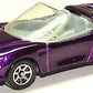 Hot Wheels 1997 - Collector # 595 - Corvette Sting Ray III - Metallic Purple - 7 Spokes - USA Blue & White Card