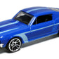 Hot Wheels 2010 - Collector # 095/240 - Nightburnerz 7/10 - Custom '67 Mustang - Blue - USA Card