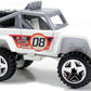 Hot Wheels 2008 - Collector # 021/172 - First Editions 21/40 - Custom Ford Bronco - White / #08 - OR5Sp Wheels - International 40th Card
