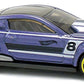 Hot Wheels 2018 - Collector #  199/365 - Then And Now 9/10 - Custom '15 Ford Mustang - Lavender - International Card