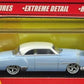 Hot Wheels 2008 - 100% Collectible / 40th Anniversary - Custom '52 Chevy - Light Blue with a White Roof - Rubber Tires - Opening Hood - Extreme Detail - Acrylic Display Box